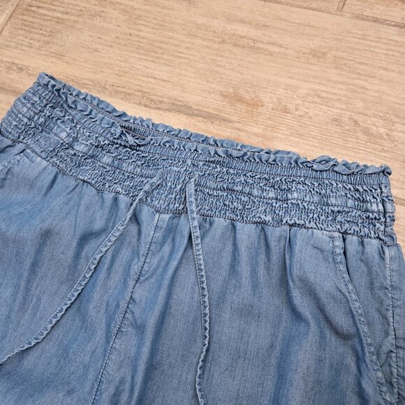 Aerie Blue Wide Leg Pants - Picture 3 of 6